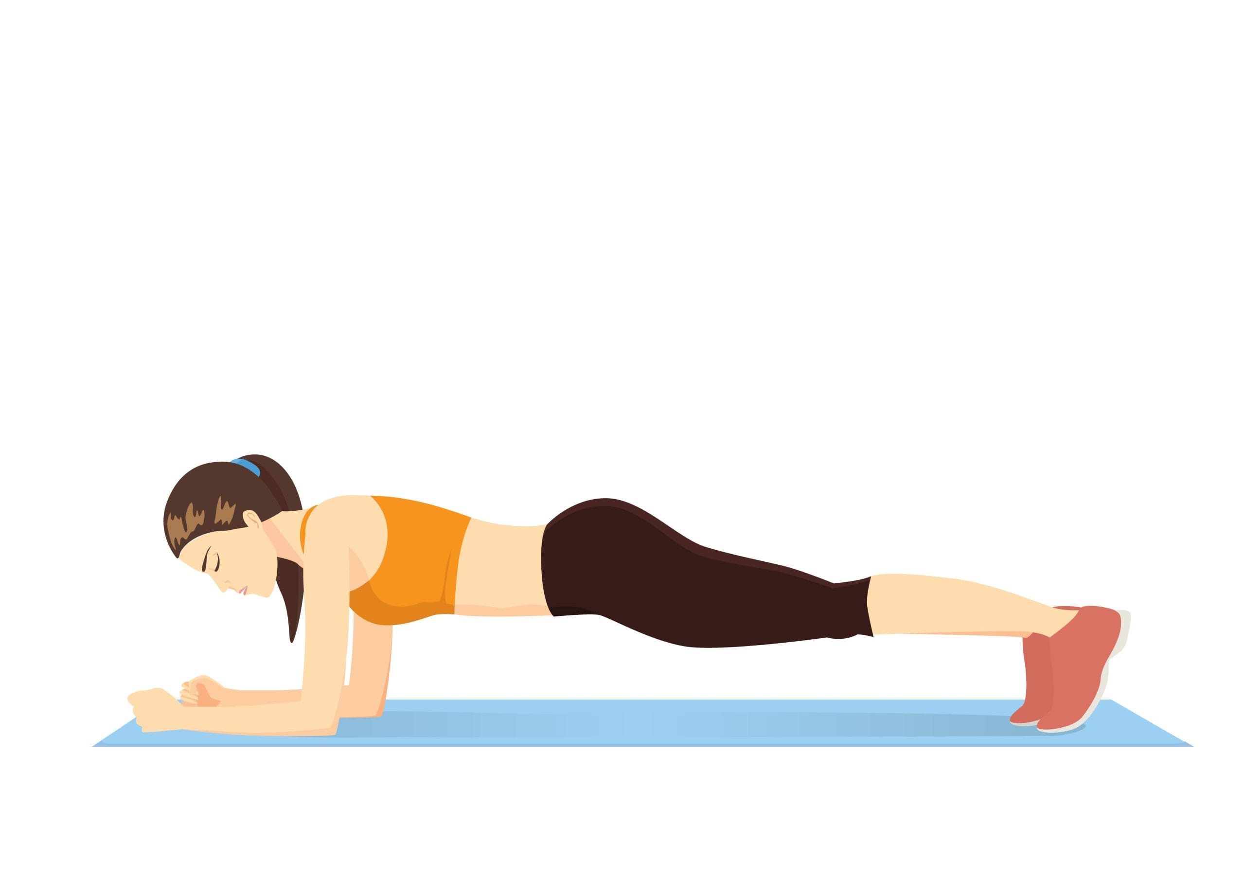 plank stretch for lower back pain